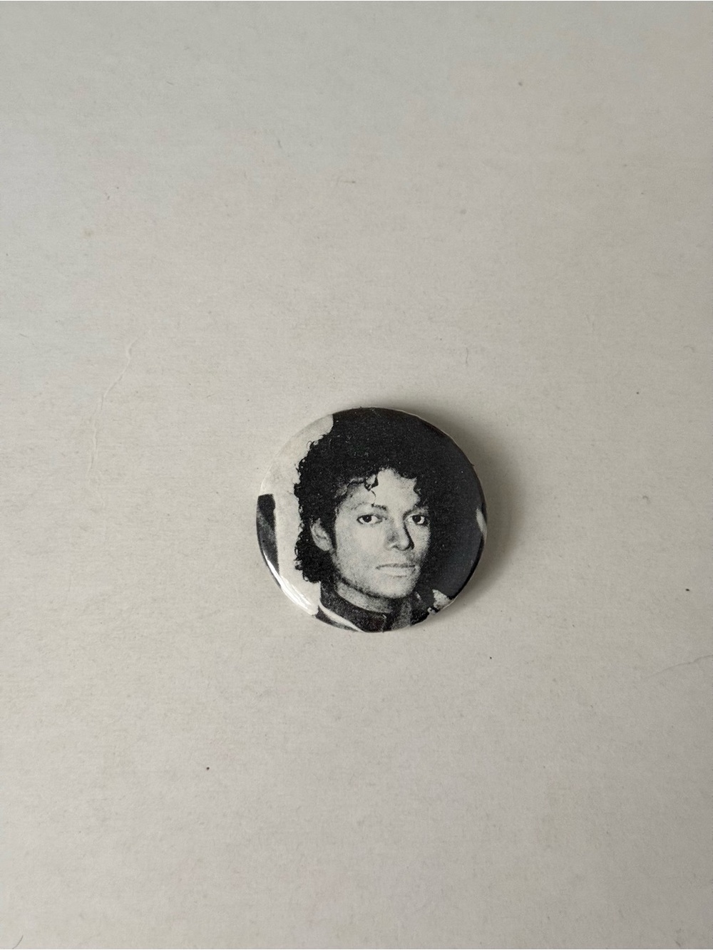 Vintage 1980s Michael Jackson Thriller Era Small Pin – Retro Music Memorabilia